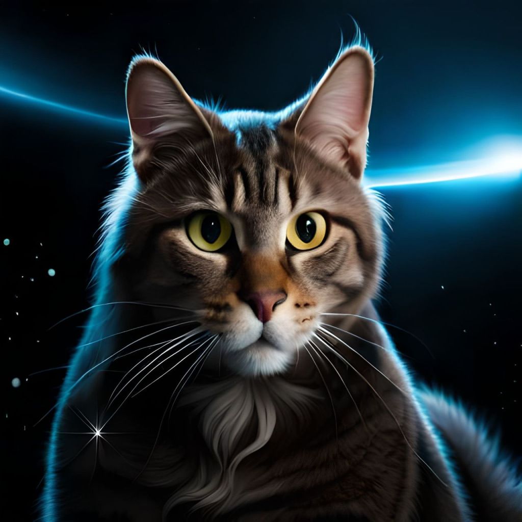Удивленный кот