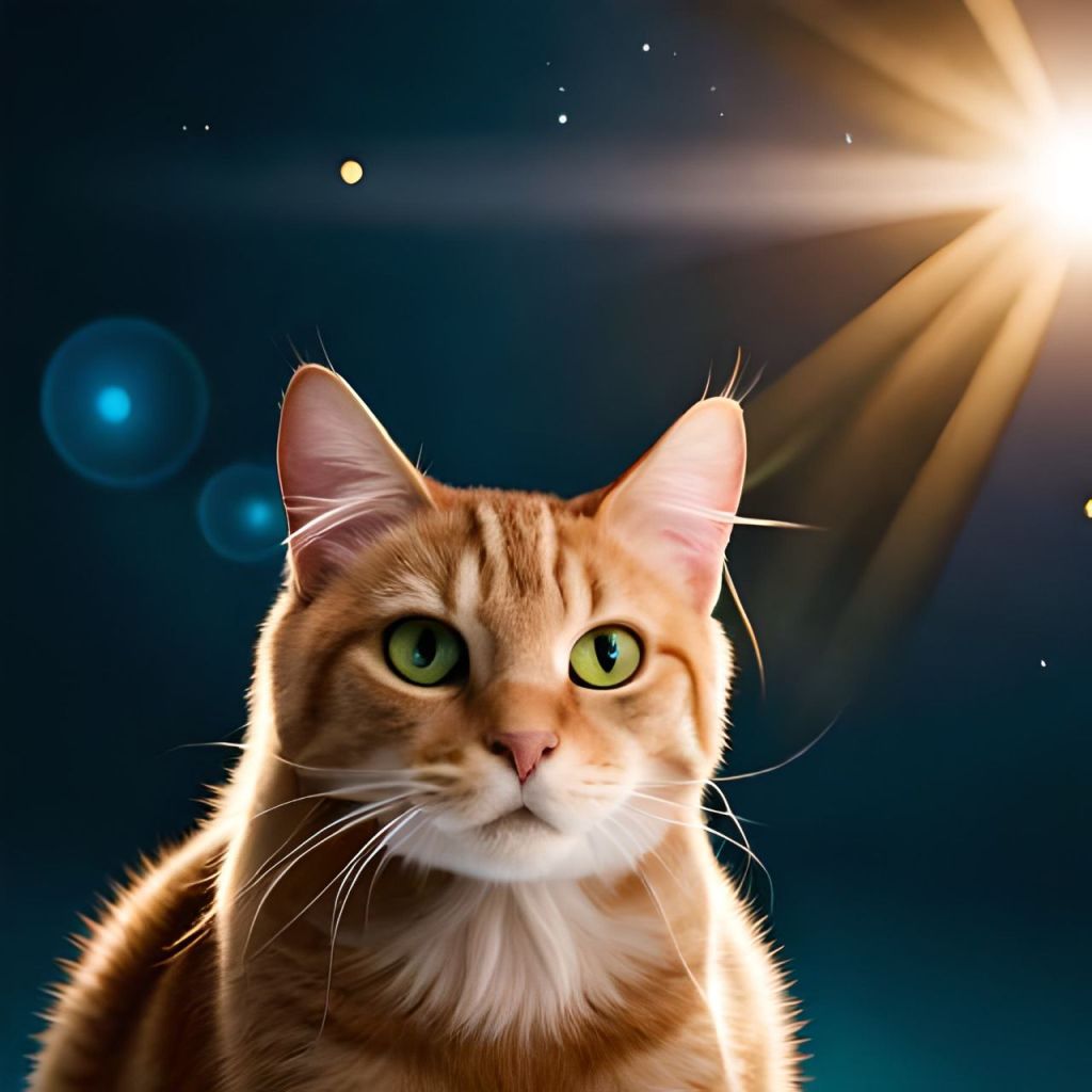Удивленный кот
